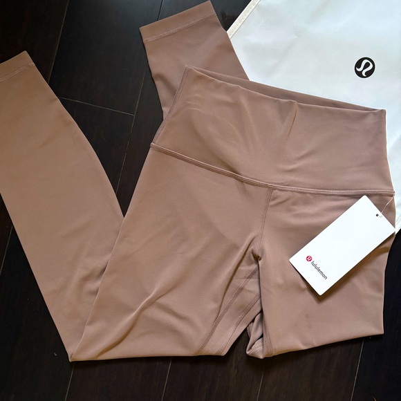 LULULEMON ALIGN HR LEGGINGS 25” in TAUPETASTIC SZ 4 NWT - Picture 1 of 10